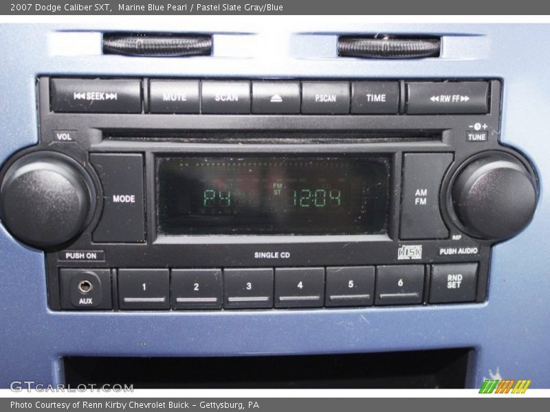 Marine Blue Pearl / Pastel Slate Gray/Blue 2007 Dodge Caliber SXT