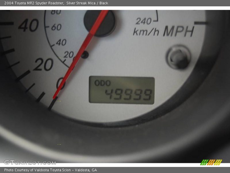 Silver Streak Mica / Black 2004 Toyota MR2 Spyder Roadster