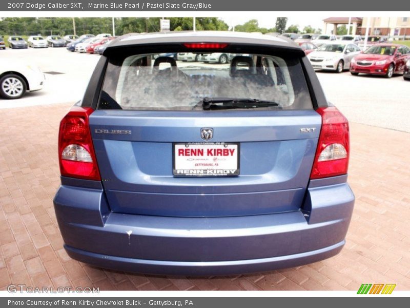 Marine Blue Pearl / Pastel Slate Gray/Blue 2007 Dodge Caliber SXT