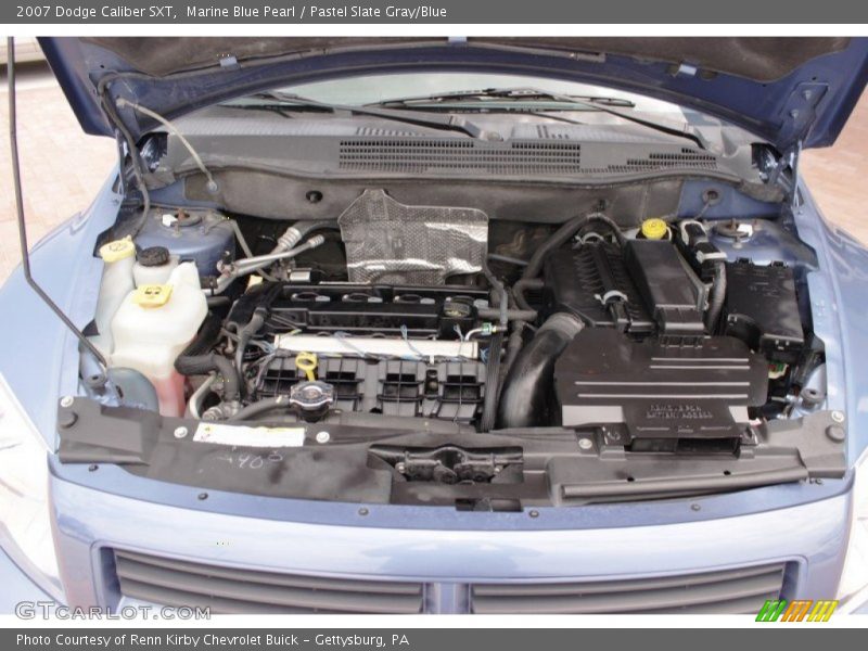 Marine Blue Pearl / Pastel Slate Gray/Blue 2007 Dodge Caliber SXT