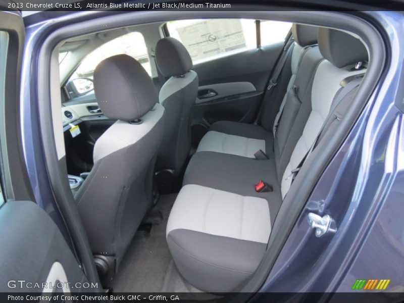 Atlantis Blue Metallic / Jet Black/Medium Titanium 2013 Chevrolet Cruze LS