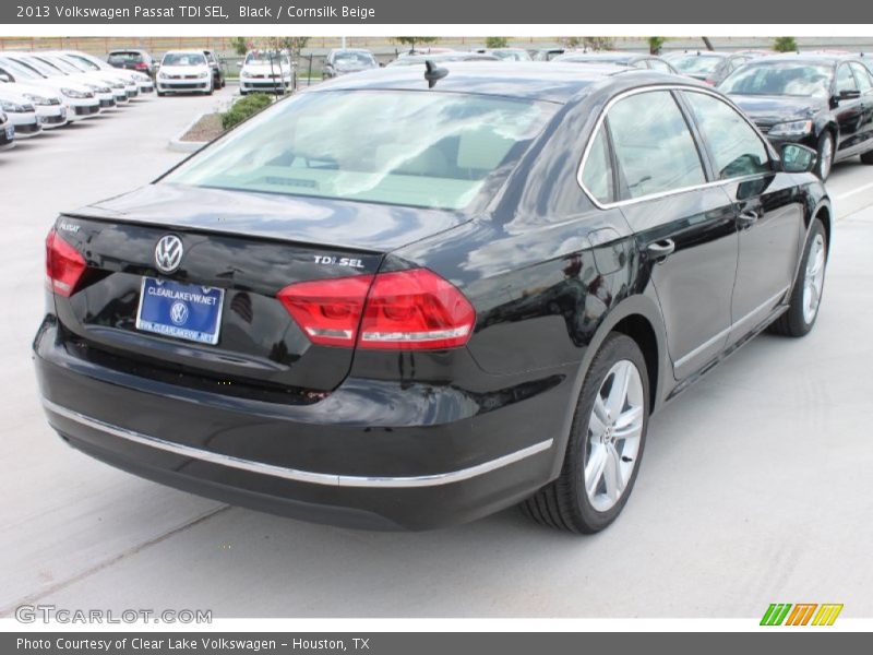 Black / Cornsilk Beige 2013 Volkswagen Passat TDI SEL