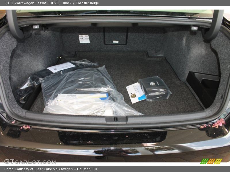 Black / Cornsilk Beige 2013 Volkswagen Passat TDI SEL