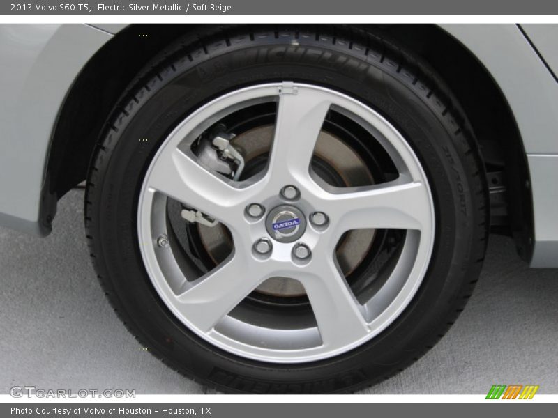 Electric Silver Metallic / Soft Beige 2013 Volvo S60 T5