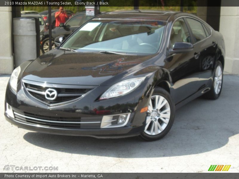 Ebony Black / Black 2010 Mazda MAZDA6 i Touring Sedan