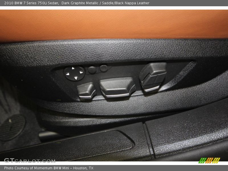 Dark Graphite Metallic / Saddle/Black Nappa Leather 2010 BMW 7 Series 750Li Sedan