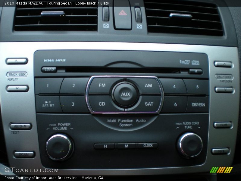 Ebony Black / Black 2010 Mazda MAZDA6 i Touring Sedan