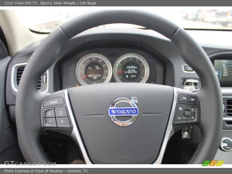 Electric Silver Metallic / Soft Beige 2013 Volvo S60 T5