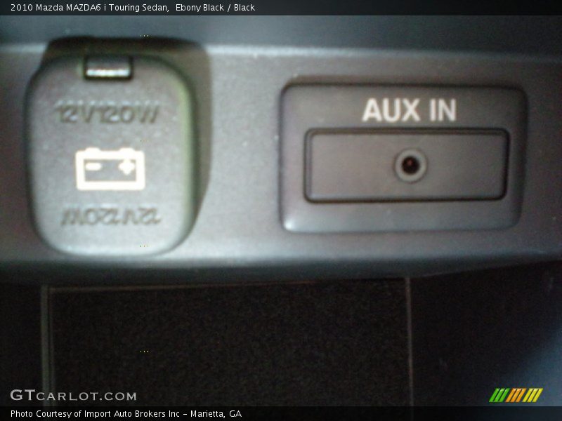 Ebony Black / Black 2010 Mazda MAZDA6 i Touring Sedan