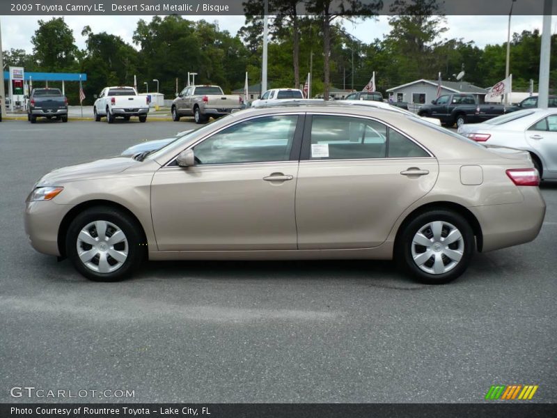 Desert Sand Metallic / Bisque 2009 Toyota Camry LE