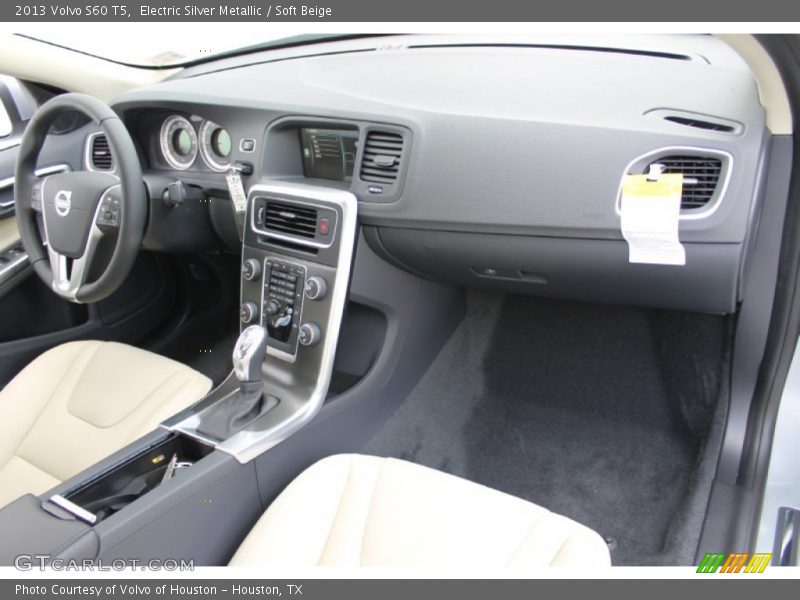 Electric Silver Metallic / Soft Beige 2013 Volvo S60 T5