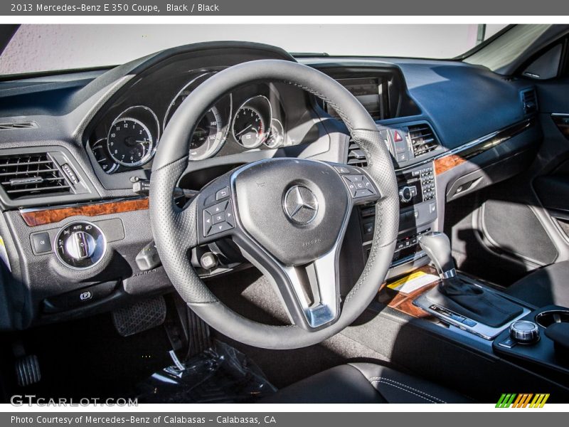 Black / Black 2013 Mercedes-Benz E 350 Coupe