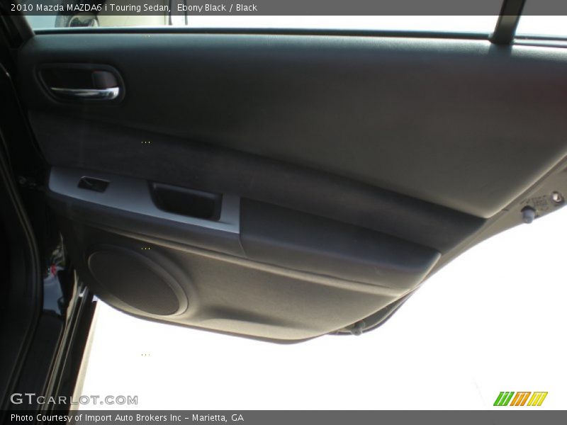 Ebony Black / Black 2010 Mazda MAZDA6 i Touring Sedan