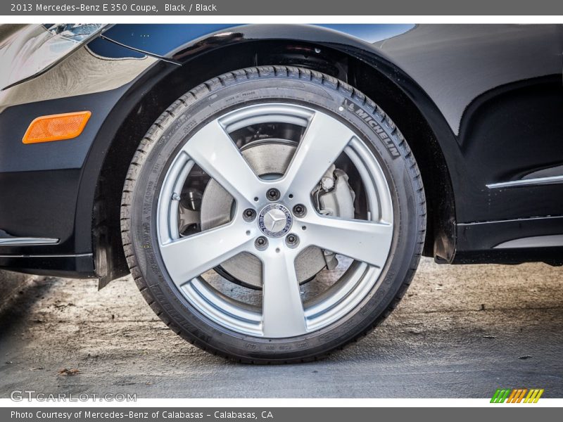 Black / Black 2013 Mercedes-Benz E 350 Coupe