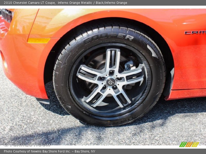 Inferno Orange Metallic / Black/Inferno Orange 2010 Chevrolet Camaro LT Coupe