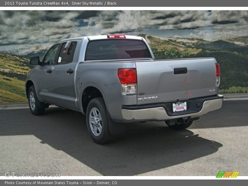 Silver Sky Metallic / Black 2013 Toyota Tundra CrewMax 4x4