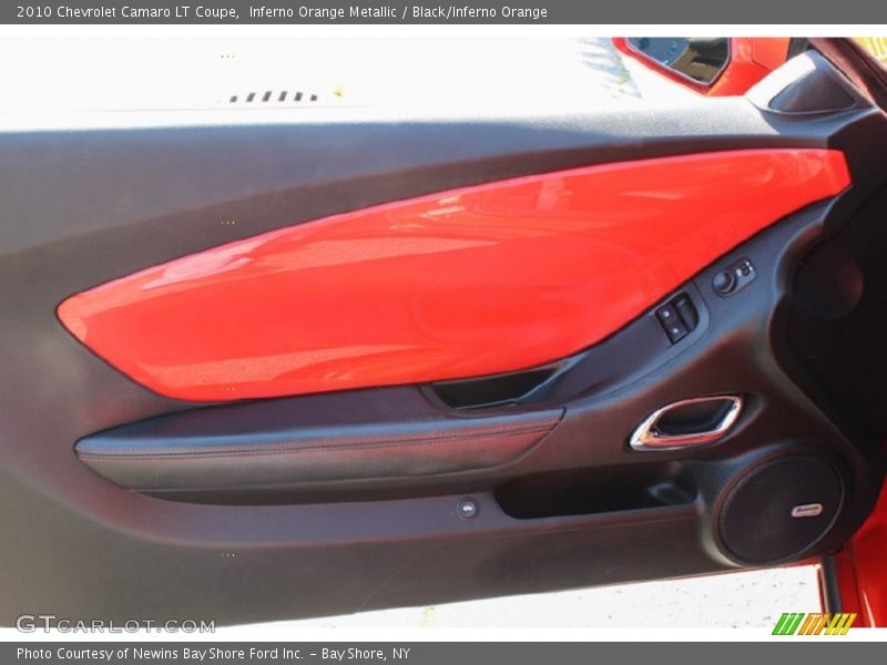 Inferno Orange Metallic / Black/Inferno Orange 2010 Chevrolet Camaro LT Coupe