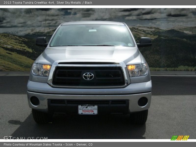 Silver Sky Metallic / Black 2013 Toyota Tundra CrewMax 4x4