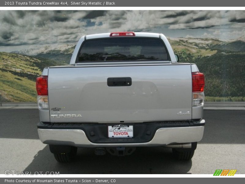 Silver Sky Metallic / Black 2013 Toyota Tundra CrewMax 4x4