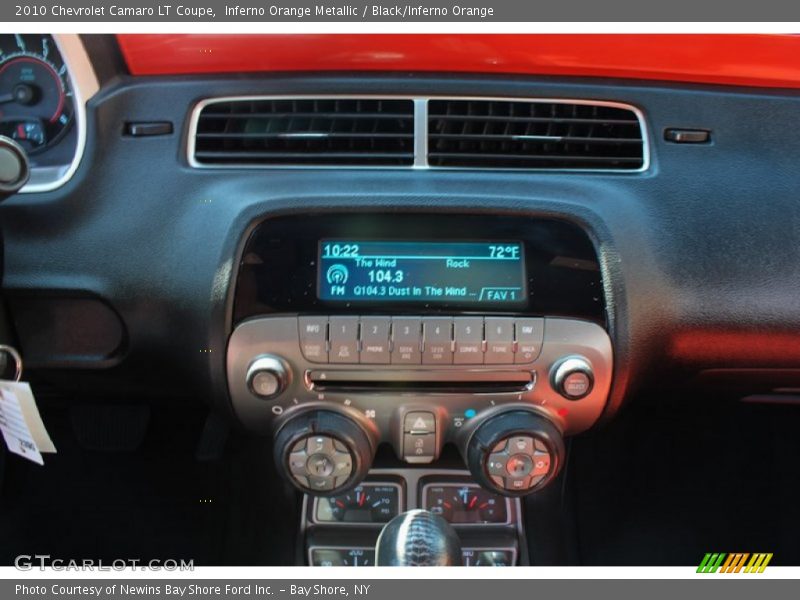 Inferno Orange Metallic / Black/Inferno Orange 2010 Chevrolet Camaro LT Coupe