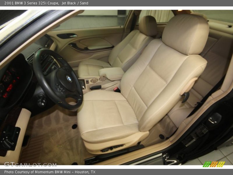 Jet Black / Sand 2001 BMW 3 Series 325i Coupe