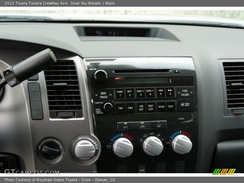 Silver Sky Metallic / Black 2013 Toyota Tundra CrewMax 4x4
