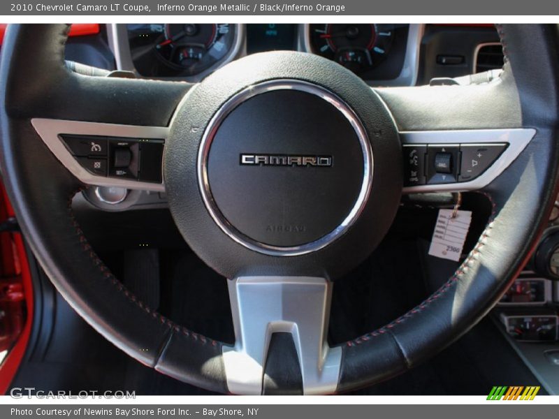 Inferno Orange Metallic / Black/Inferno Orange 2010 Chevrolet Camaro LT Coupe