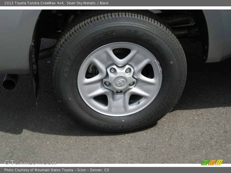 Silver Sky Metallic / Black 2013 Toyota Tundra CrewMax 4x4