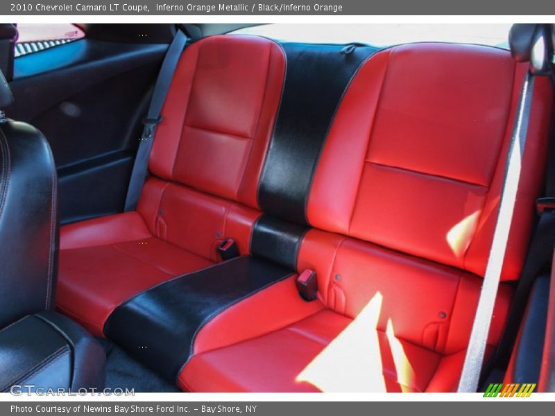 Inferno Orange Metallic / Black/Inferno Orange 2010 Chevrolet Camaro LT Coupe