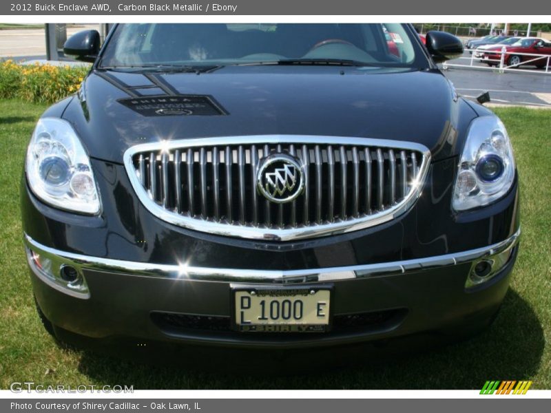 Carbon Black Metallic / Ebony 2012 Buick Enclave AWD