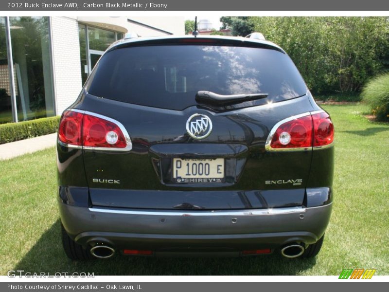 Carbon Black Metallic / Ebony 2012 Buick Enclave AWD
