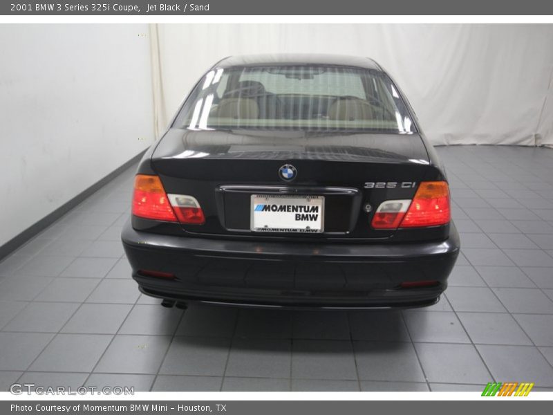 Jet Black / Sand 2001 BMW 3 Series 325i Coupe
