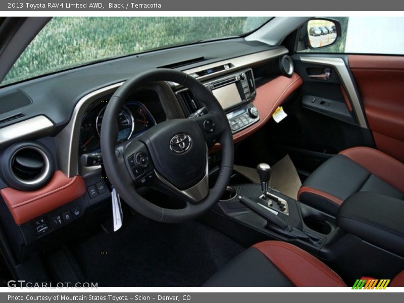 Black / Terracotta 2013 Toyota RAV4 Limited AWD