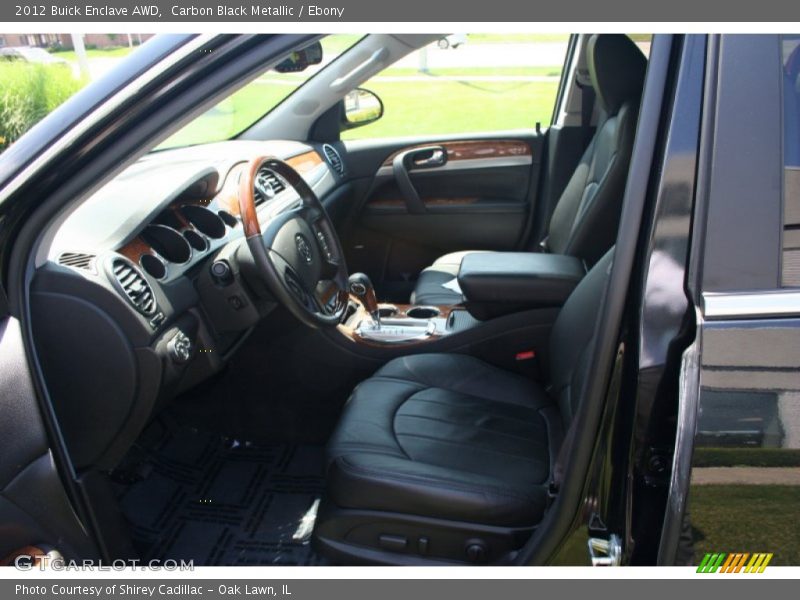 Carbon Black Metallic / Ebony 2012 Buick Enclave AWD