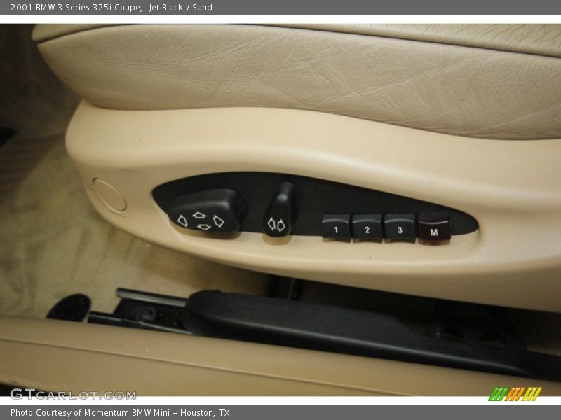 Jet Black / Sand 2001 BMW 3 Series 325i Coupe