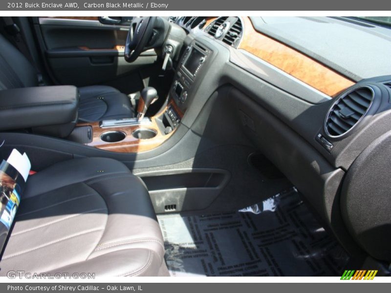 Carbon Black Metallic / Ebony 2012 Buick Enclave AWD
