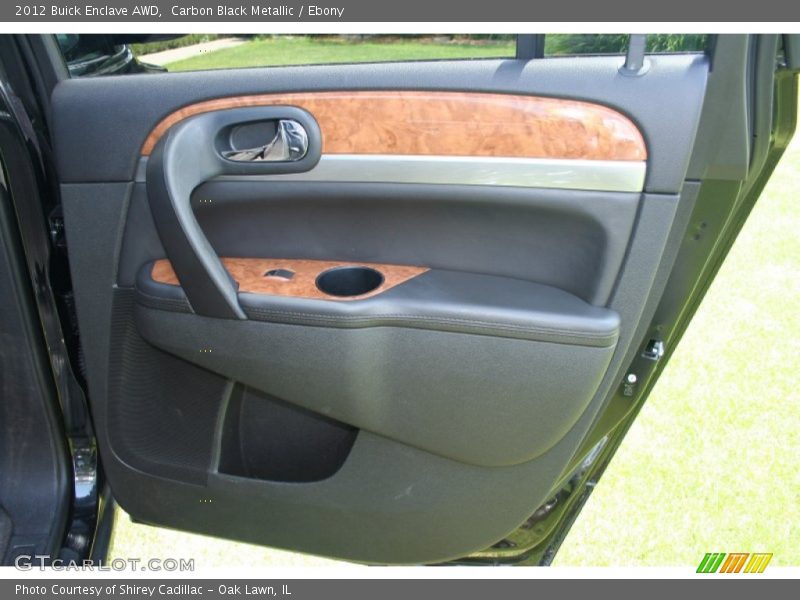 Carbon Black Metallic / Ebony 2012 Buick Enclave AWD