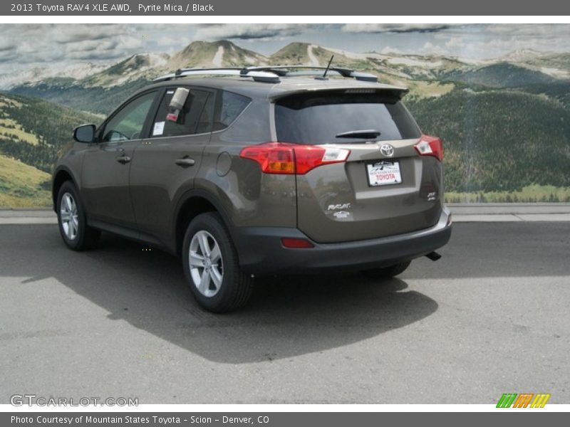 Pyrite Mica / Black 2013 Toyota RAV4 XLE AWD