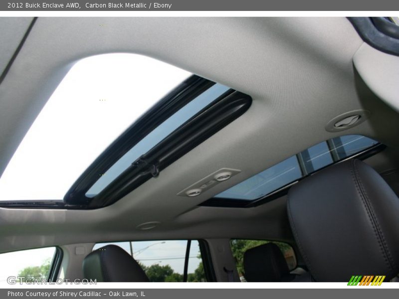 Carbon Black Metallic / Ebony 2012 Buick Enclave AWD