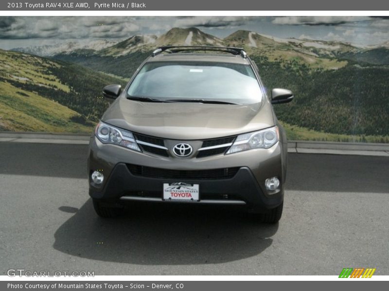 Pyrite Mica / Black 2013 Toyota RAV4 XLE AWD