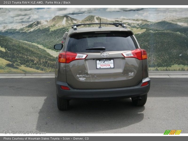 Pyrite Mica / Black 2013 Toyota RAV4 XLE AWD
