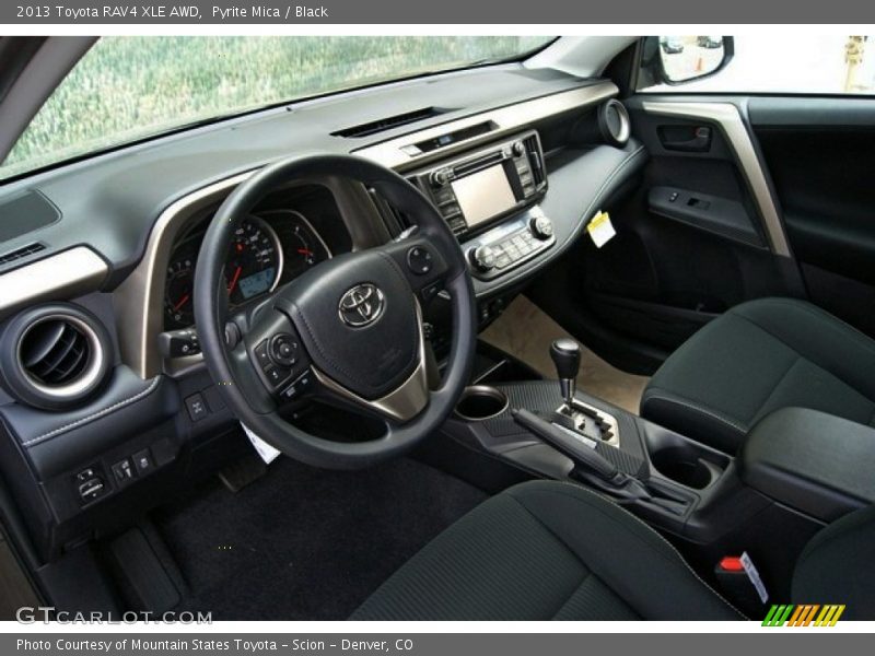 Pyrite Mica / Black 2013 Toyota RAV4 XLE AWD