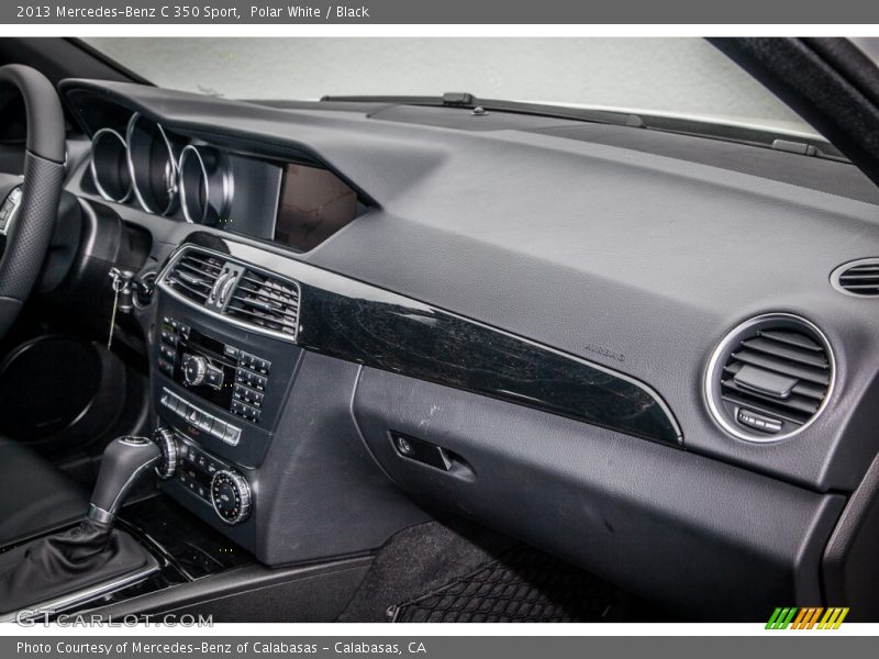 Polar White / Black 2013 Mercedes-Benz C 350 Sport
