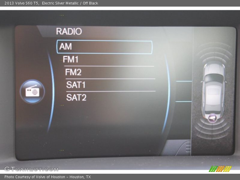 Electric Silver Metallic / Off Black 2013 Volvo S60 T5