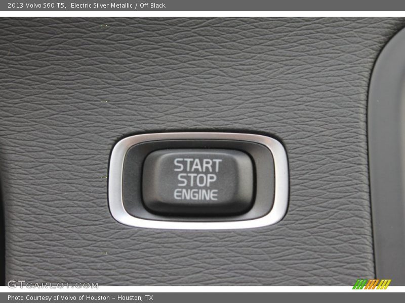 Electric Silver Metallic / Off Black 2013 Volvo S60 T5