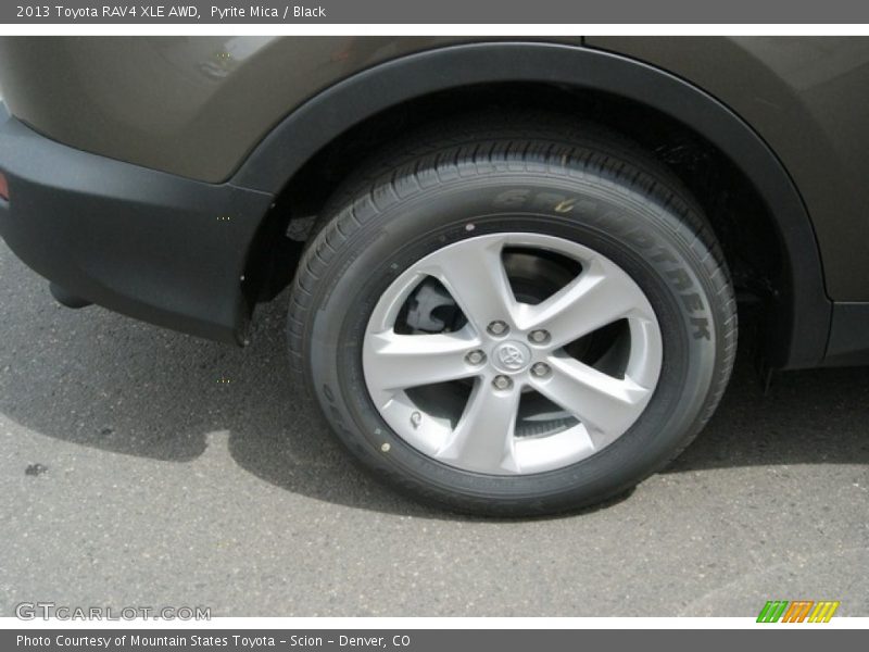 Pyrite Mica / Black 2013 Toyota RAV4 XLE AWD