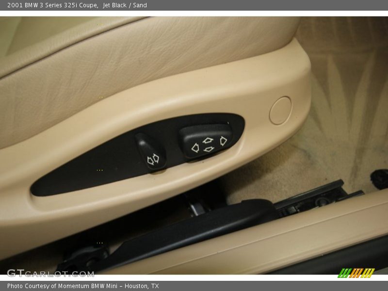 Jet Black / Sand 2001 BMW 3 Series 325i Coupe