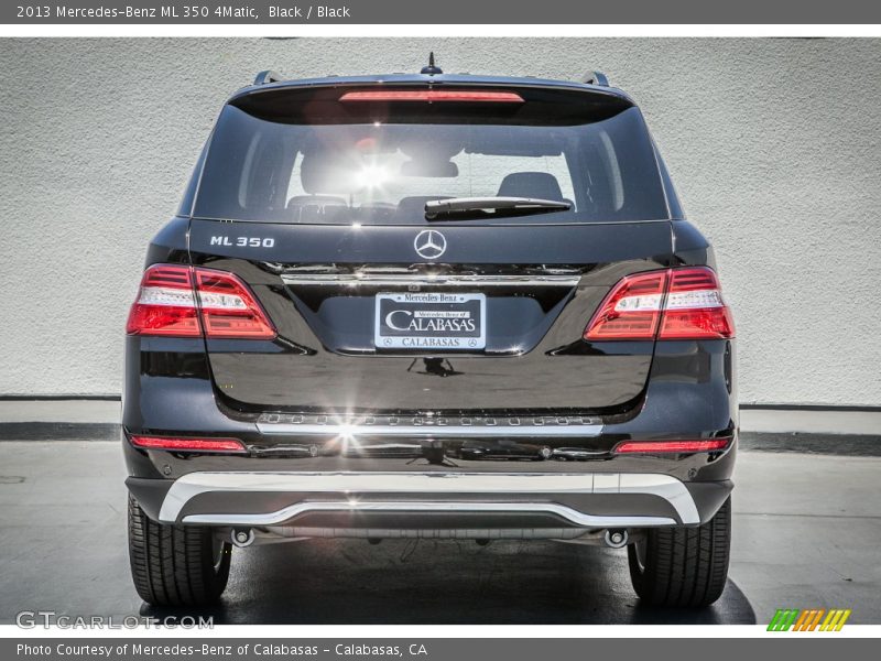 Black / Black 2013 Mercedes-Benz ML 350 4Matic