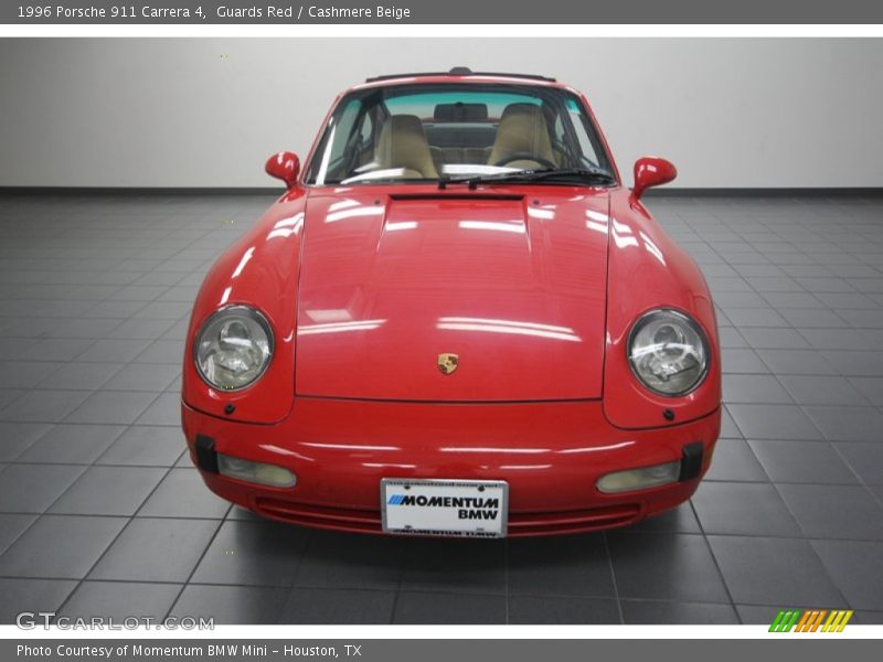 Guards Red / Cashmere Beige 1996 Porsche 911 Carrera 4