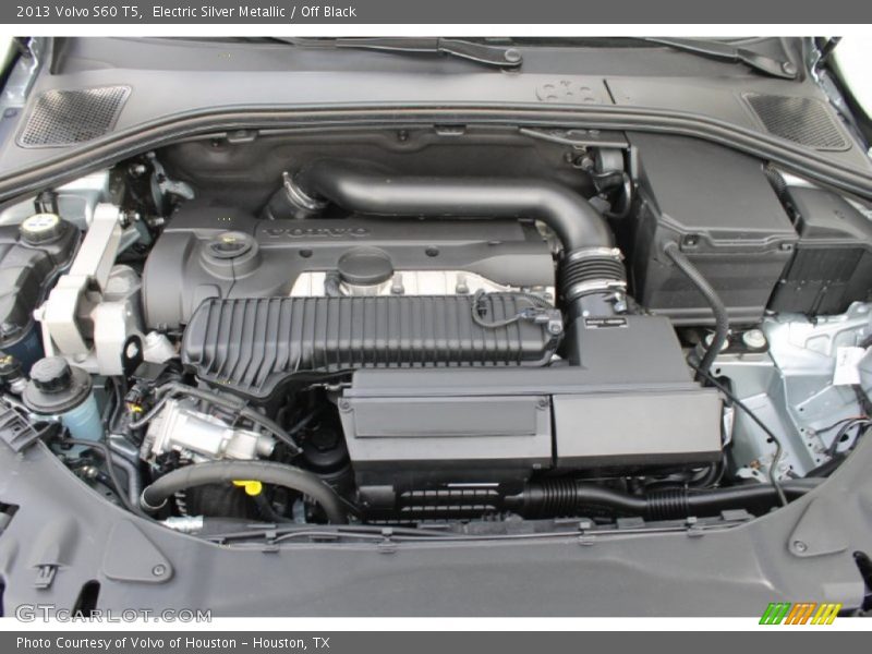 Electric Silver Metallic / Off Black 2013 Volvo S60 T5